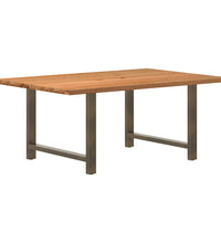 Esstisch Hellbraun 180x120x74 cm Massivholz Eiche Rechteckig