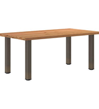 Esstisch Hellbraun 180x100x74 cm Massivholz Eiche Rechteckig