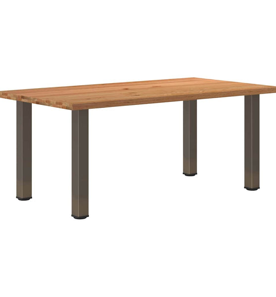 Esstisch Hellbraun 180x100x74 cm Massivholz Eiche Rechteckig