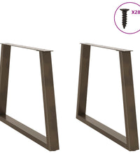 Esstisch mit Baumkanten 180x100x74 cm Massivholz Eiche