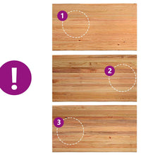 Esstisch mit Baumkanten 180x100x74 cm Massivholz Eiche