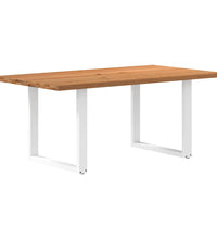 Esstisch Hellbraun 180x100x74 cm Massivholz Eiche Rechteckig