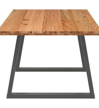 Esstisch Hellbraun 200x100x74 cm Massivholz Eiche Rechteckig