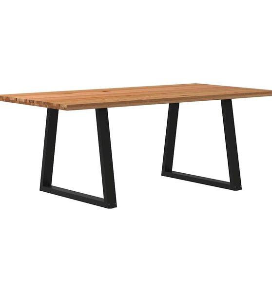 Esstisch Hellbraun 200x100x74 cm Massivholz Eiche Rechteckig