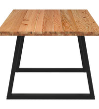 Esstisch Hellbraun 200x100x74 cm Massivholz Eiche Rechteckig