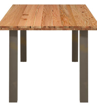 Esstisch Hellbraun 200x100x74 cm Massivholz Eiche Rechteckig