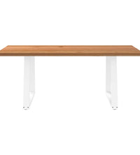 Esstisch Hellbraun 200x100x74 cm Massivholz Eiche Rechteckig