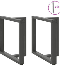 Esstisch Hellbraun 220x100x74 cm Massivholz Eiche Rechteckig