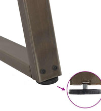 Esstisch Hellbraun 240x100x74 cm Massivholz Eiche Rechteckig