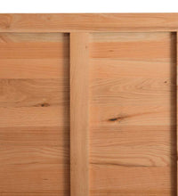 Esstisch mit Baumkanten 220x100x74 cm Massivholz Eiche Rechteck