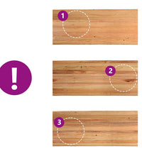 Esstisch Hellbraun 240x100x74 cm Massivholz Eiche Rechteckig