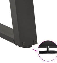 Esstisch mit Baumkanten 240x100x74 cm Massivholz Eiche Rechteck