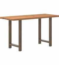 Bartisch Hellbraun 180x80x92 cm Massivholz Eiche Rechteckig