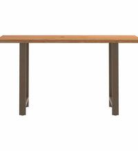 Bartisch Hellbraun 180x80x92 cm Massivholz Eiche Rechteckig