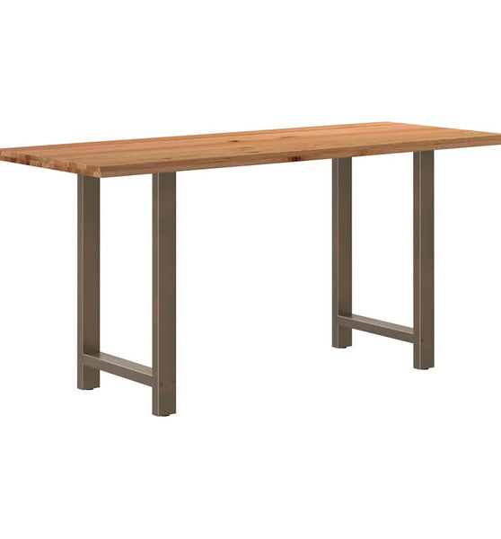Bartisch Hellbraun 200x80x92 cm Massivholz Eiche Rechteckig