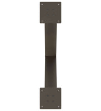 Esstisch Hellbraun 280x100x74 cm Massivholz Eiche Rechteckig