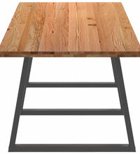 Esstisch Hellbraun 320x100x74 cm Massivholz Eiche Rechteckig