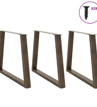 Esstisch Hellbraun 320x100x74 cm Massivholz Eiche Rechteckig