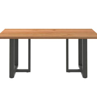 Esstisch Hellbraun 180x120x74 cm Massivholz Eiche Rechteckig