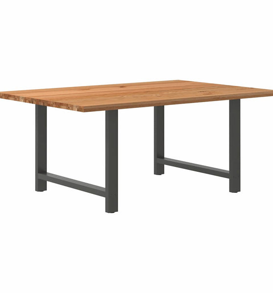 Esstisch Hellbraun 180x120x74 cm Massivholz Eiche Rechteckig