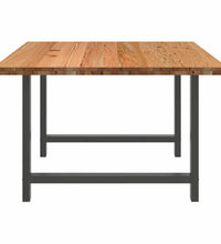 Esstisch Hellbraun 180x120x74 cm Massivholz Eiche Rechteckig
