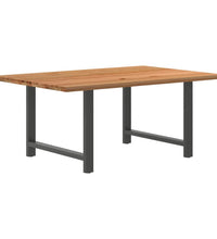 Esstisch Hellbraun 180x120x74 cm Massivholz Eiche Rechteckig