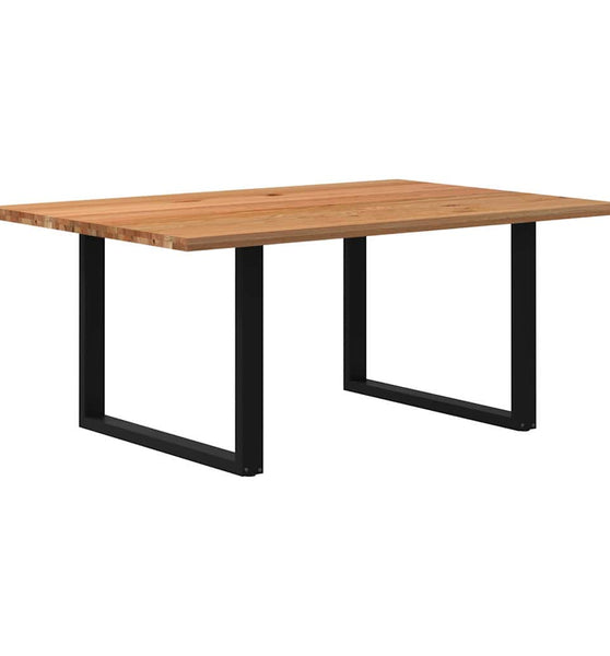 Esstisch Hellbraun 180x120x74 cm Massivholz Eiche Rechteckig