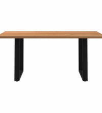 Esstisch Hellbraun 180x120x74 cm Massivholz Eiche Rechteckig