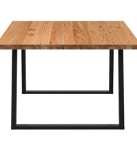 Esstisch Hellbraun 180x120x74 cm Massivholz Eiche Rechteckig