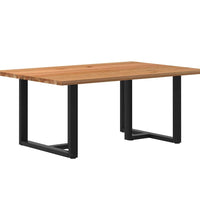 Esstisch Hellbraun 180x120x74 cm Massivholz Eiche Rechteckig