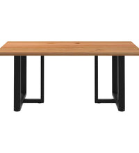 Esstisch Hellbraun 180x120x74 cm Massivholz Eiche Rechteckig