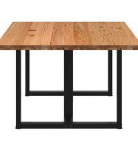 Esstisch Hellbraun 180x120x74 cm Massivholz Eiche Rechteckig