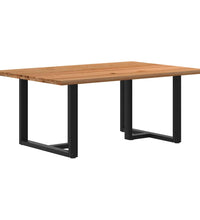 Esstisch Hellbraun 180x120x74 cm Massivholz Eiche Rechteckig