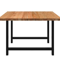 Esstisch Hellbraun 180x120x74 cm Massivholz Eiche Rechteckig