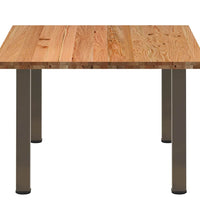 Esstisch Hellbraun 180x120x74 cm Massivholz Eiche Rechteckig