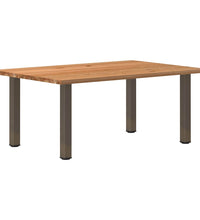 Esstisch Hellbraun 180x120x74 cm Massivholz Eiche Rechteckig