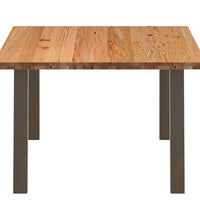 Esstisch Hellbraun 180x120x74 cm Massivholz Eiche Rechteckig