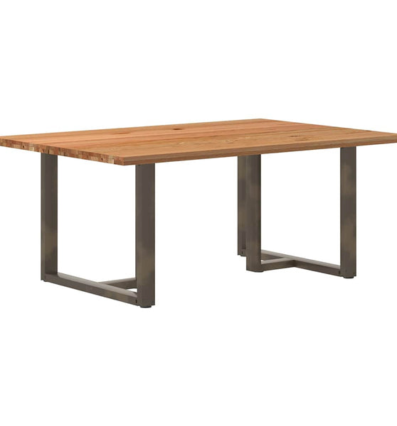 Esstisch Hellbraun 180x120x74 cm Massivholz Eiche Rechteckig