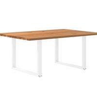 Esstisch Hellbraun 180x120x74 cm Massivholz Eiche Rechteckig