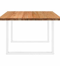 Esstisch Hellbraun 180x120x74 cm Massivholz Eiche Rechteckig