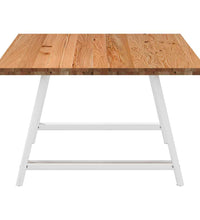 Esstisch Hellbraun 180x120x74 cm Massivholz Eiche Rechteckig