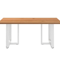 Esstisch Hellbraun 180x120x74 cm Massivholz Eiche Rechteckig