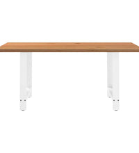 Esstisch Hellbraun 180x120x74 cm Massivholz Eiche Rechteckig