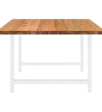 Esstisch Hellbraun 180x120x74 cm Massivholz Eiche Rechteckig