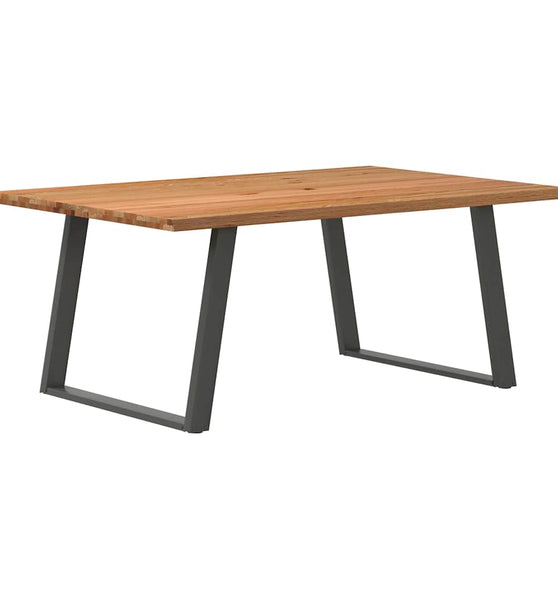 Esstisch Hellbraun 180x120x74 cm Massivholz Eiche