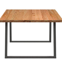 Esstisch Hellbraun 180x120x74 cm Massivholz Eiche