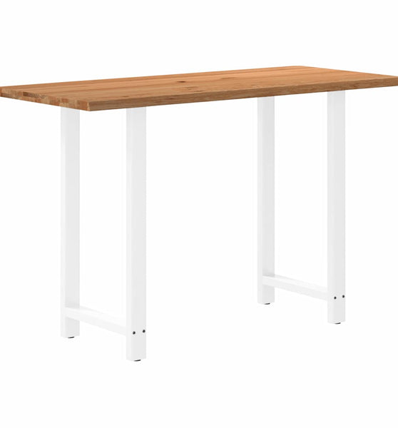 Bartisch Hellbraun 180x80x112 cm Massivholz Eiche Rechteckig