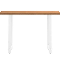 Bartisch Hellbraun 180x80x112 cm Massivholz Eiche Rechteckig