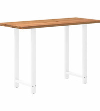 Bartisch Hellbraun 180x80x112 cm Massivholz Eiche Rechteckig