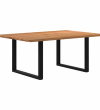 Esstisch Hellbraun 180x120x74 cm Massivholz Eiche Rechteckig